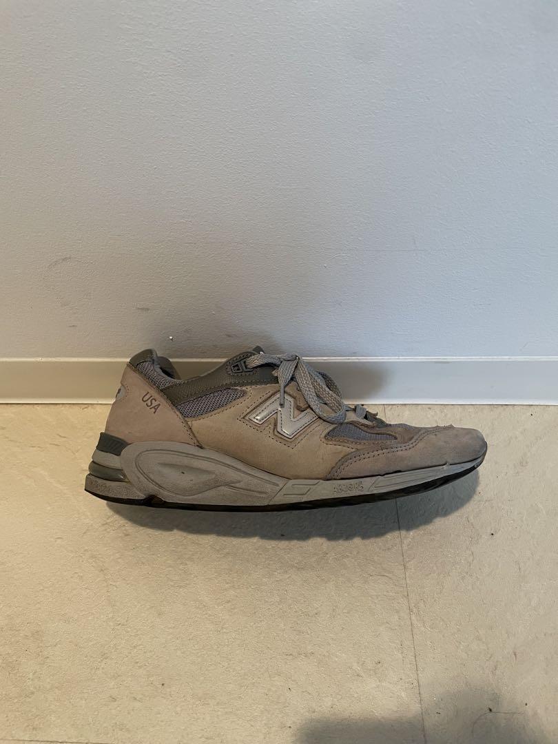 メ*楽様 wtaps × new balance 990v2 グレー スニーカー