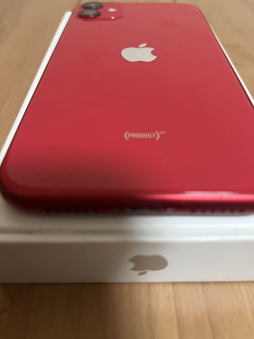 iPhone 11 (PRODUCT)RED 128 GB SIMフリー