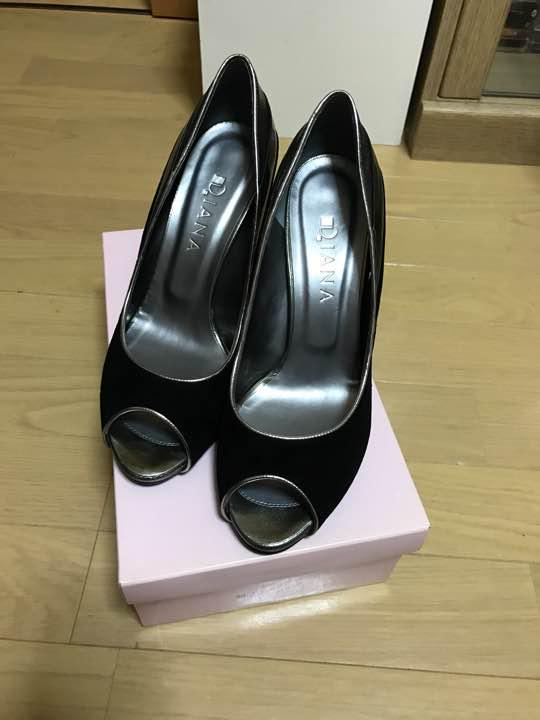DIANA パンプス スエード 新品 24.5