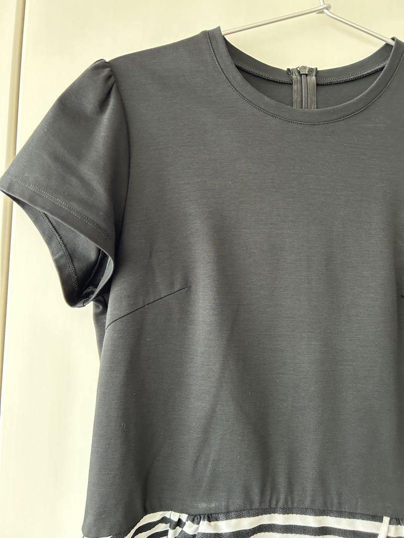 ボーダーズアットバルコニー ペプラムTシャツ