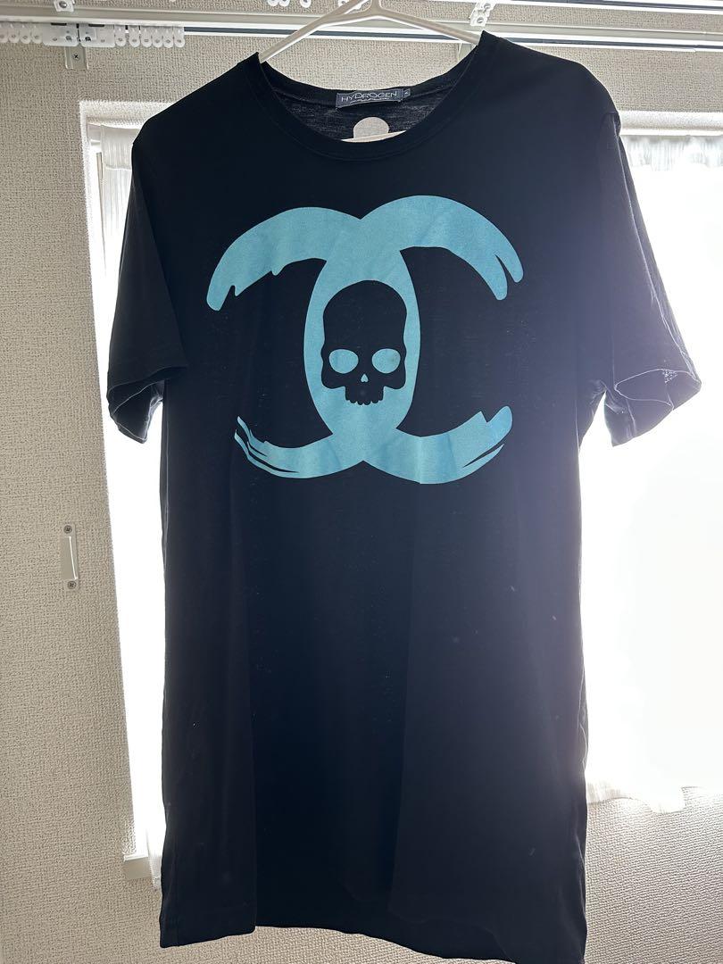 [HYDROGEN]ユニ・スカルボックスのロゴグラフィックティーシャツ HYDROGEN】 ☆ Uni Skull Box Logo Graphic S/S T-Shirt ☆