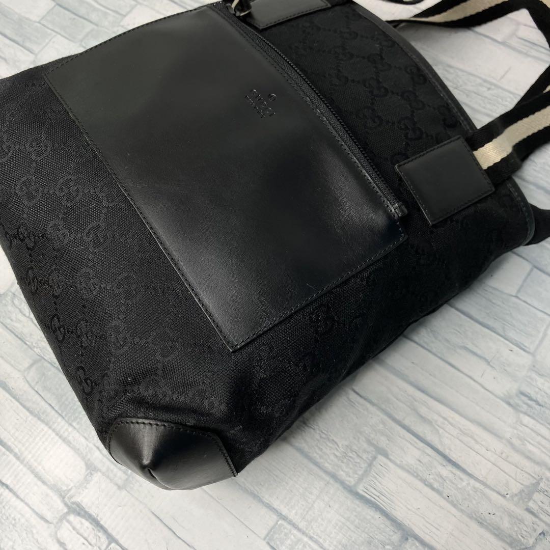 極美品　90 GUCCI グッチ　ハンドバッグ　トートバッグ　GG柄