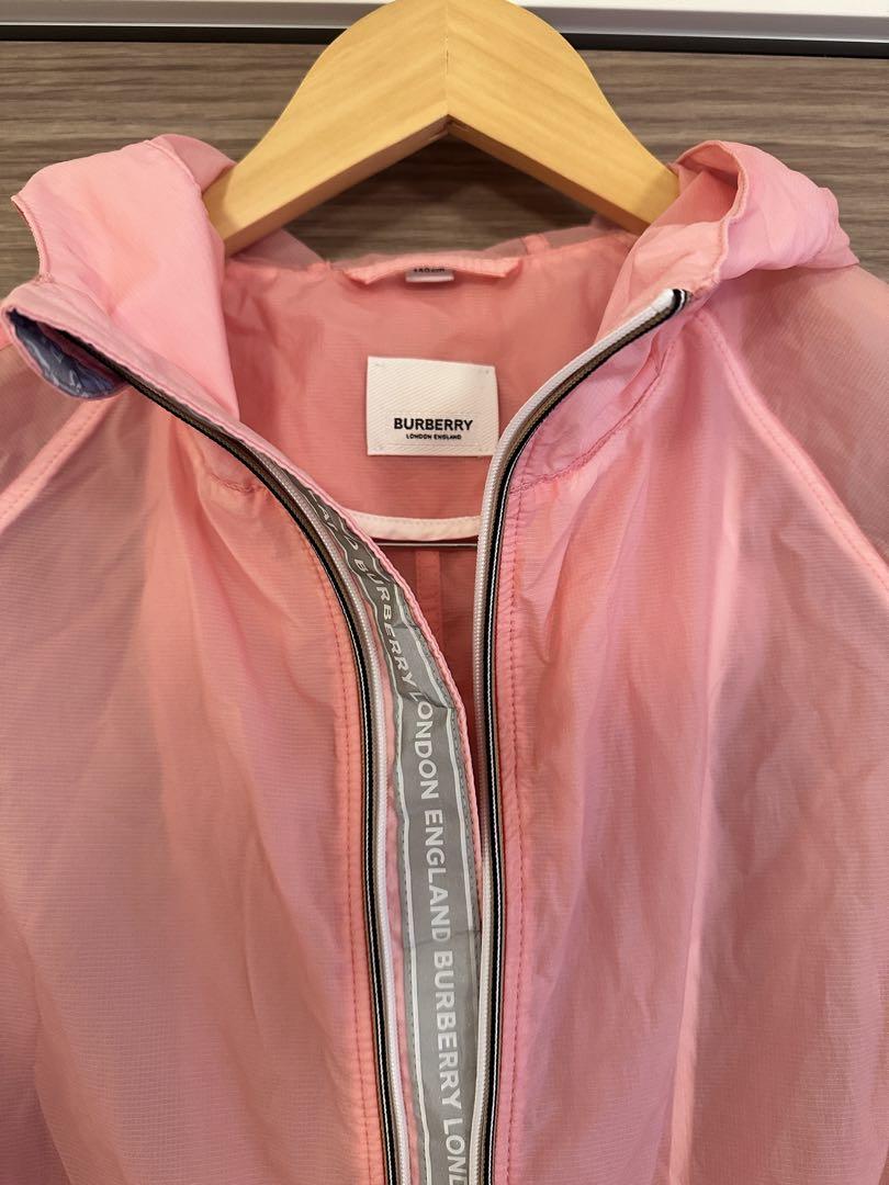 BURBERRY ピンク ジャケット フード付き
