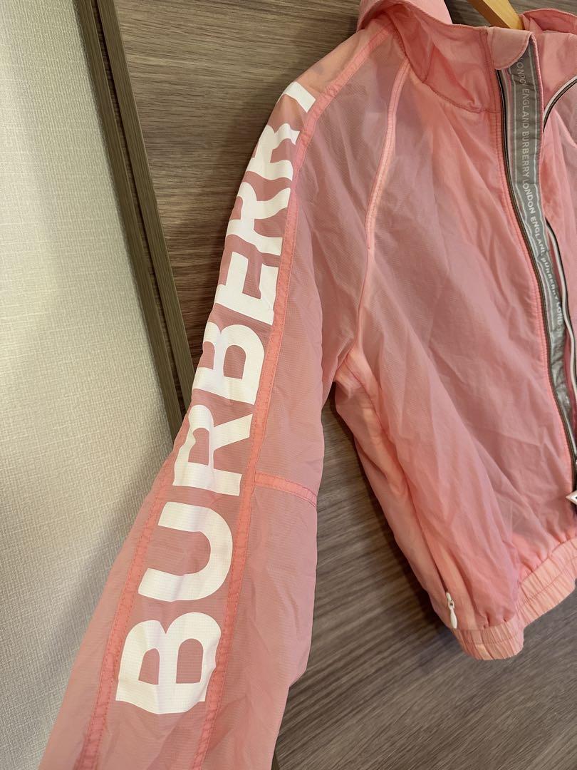 BURBERRY ピンク ジャケット フード付き