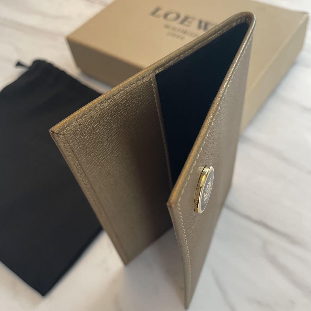 LOEWE パスポートケース LOEWE ロエベ レザー パスポートカバー パスポートケース 手帳