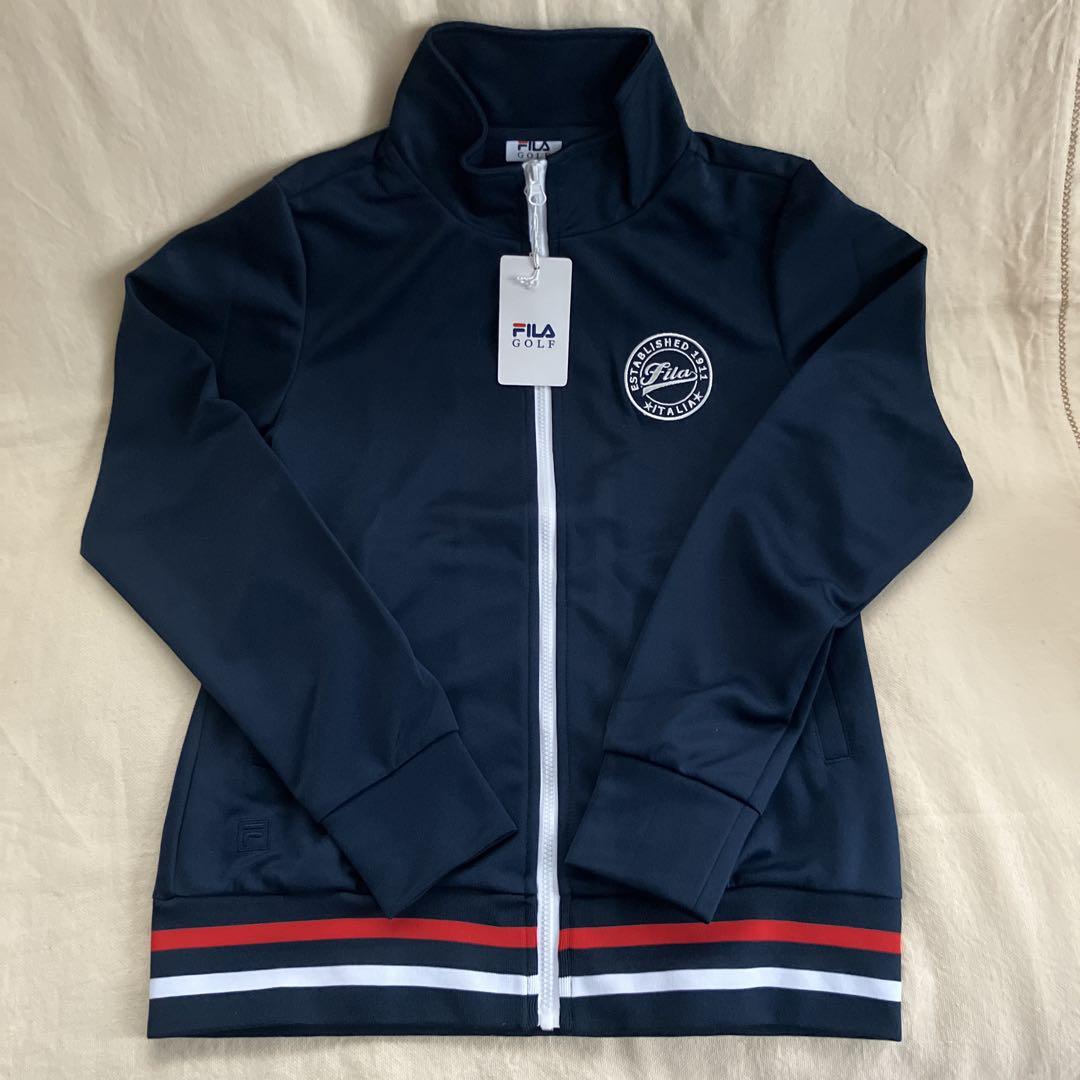 FILA GOLF ジップジャージ ネイビー Lサイズ