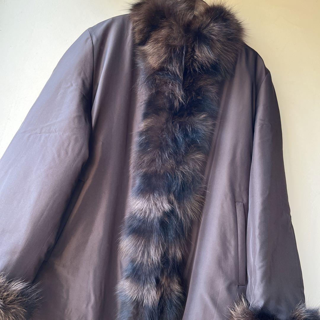正規販売店】 【美品】BALMAIN バルマンコート シルク ブルー