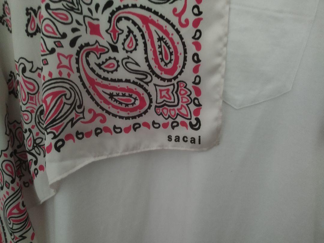 Sacai バンダナプリント Tシャツ