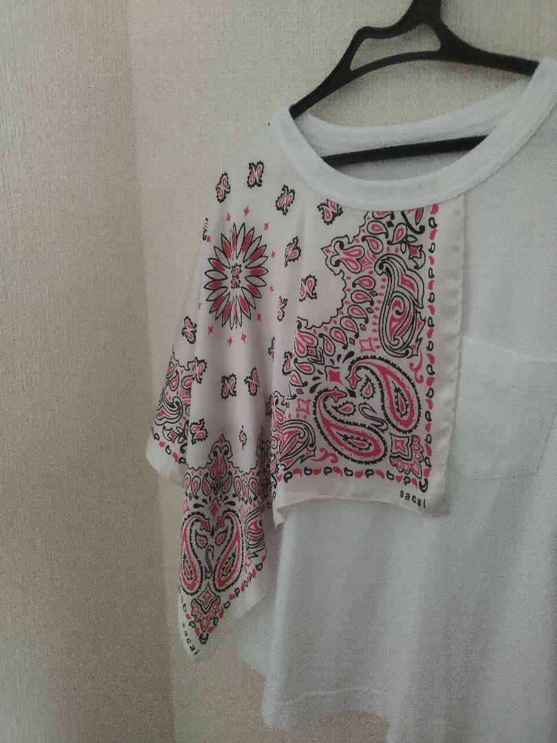 Sacai バンダナプリント Tシャツ