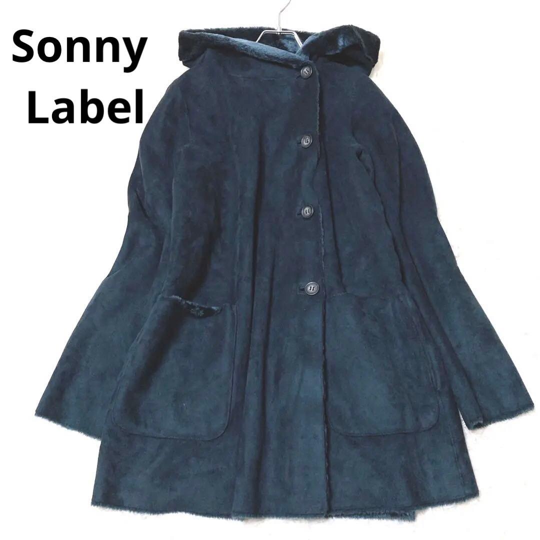 サニーレーベル コート アウター フード ポケット 防寒 ネイビー SIZE Sonny Label