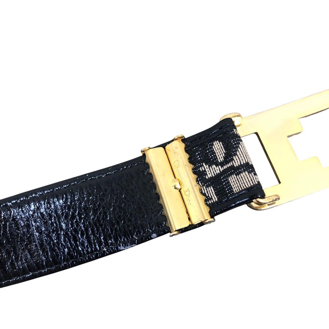 ✴︎送料込✴︎Christian Dior ディオール トロッター　ベルト　ネイビー Christian Dior トロッター ベルト ネイビー オールド