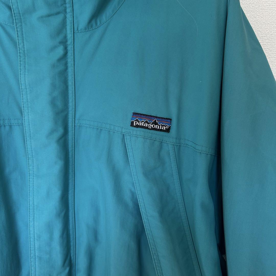 90s patagonia パタゴニア ストームジャケット 水色