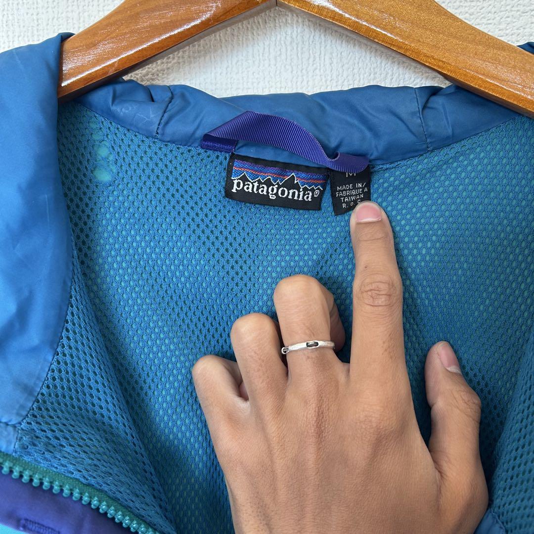 90s patagonia パタゴニア ストームジャケット 水色