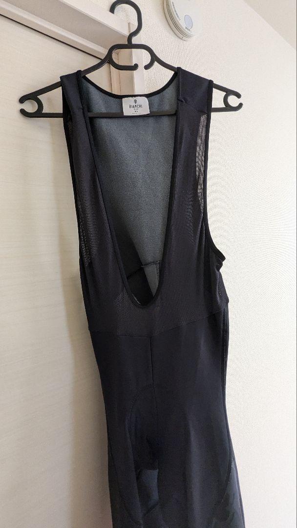 【美品】Bianchi サイクルジャージ 上下セット　白・黒・赤