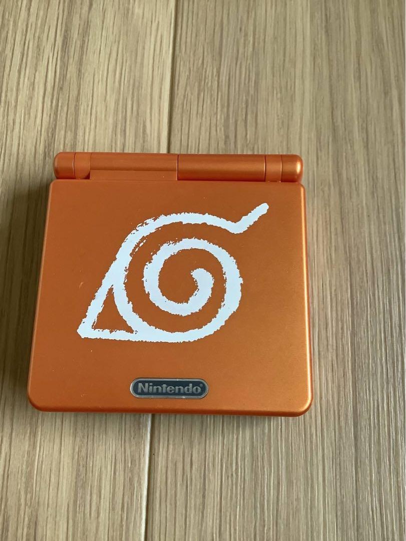 限定品】ゲームボーイアドバンスSP ナルトオレンジ ナルトRPG NARUTO