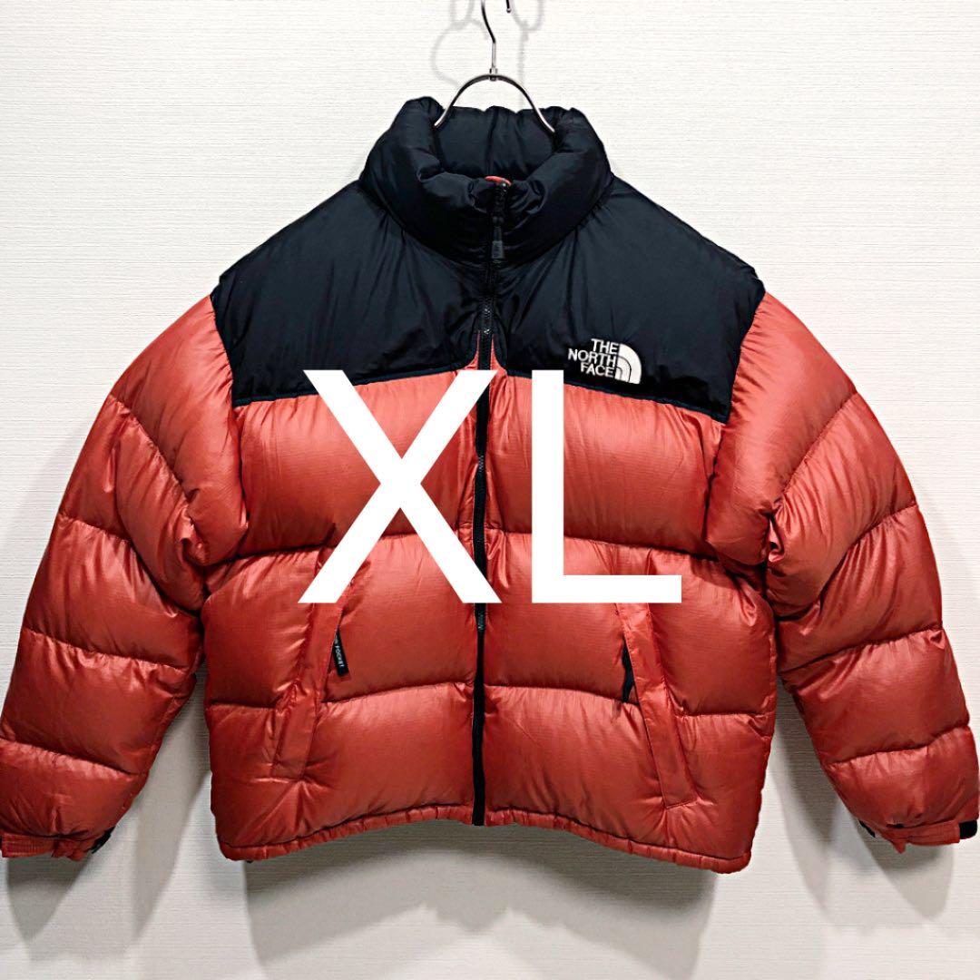 XL THE NORTH FACE ヌプシ ダウンジャケット オレンジ