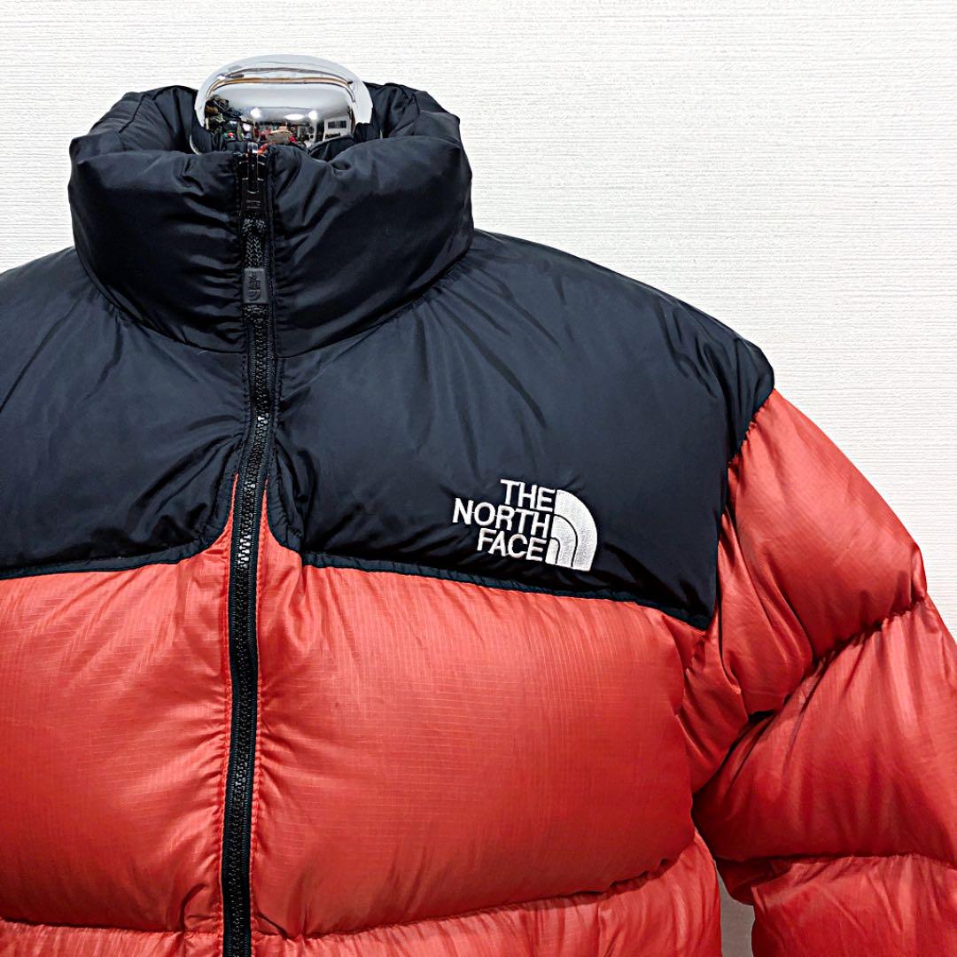 XL THE NORTH FACE ヌプシ ダウンジャケット オレンジ