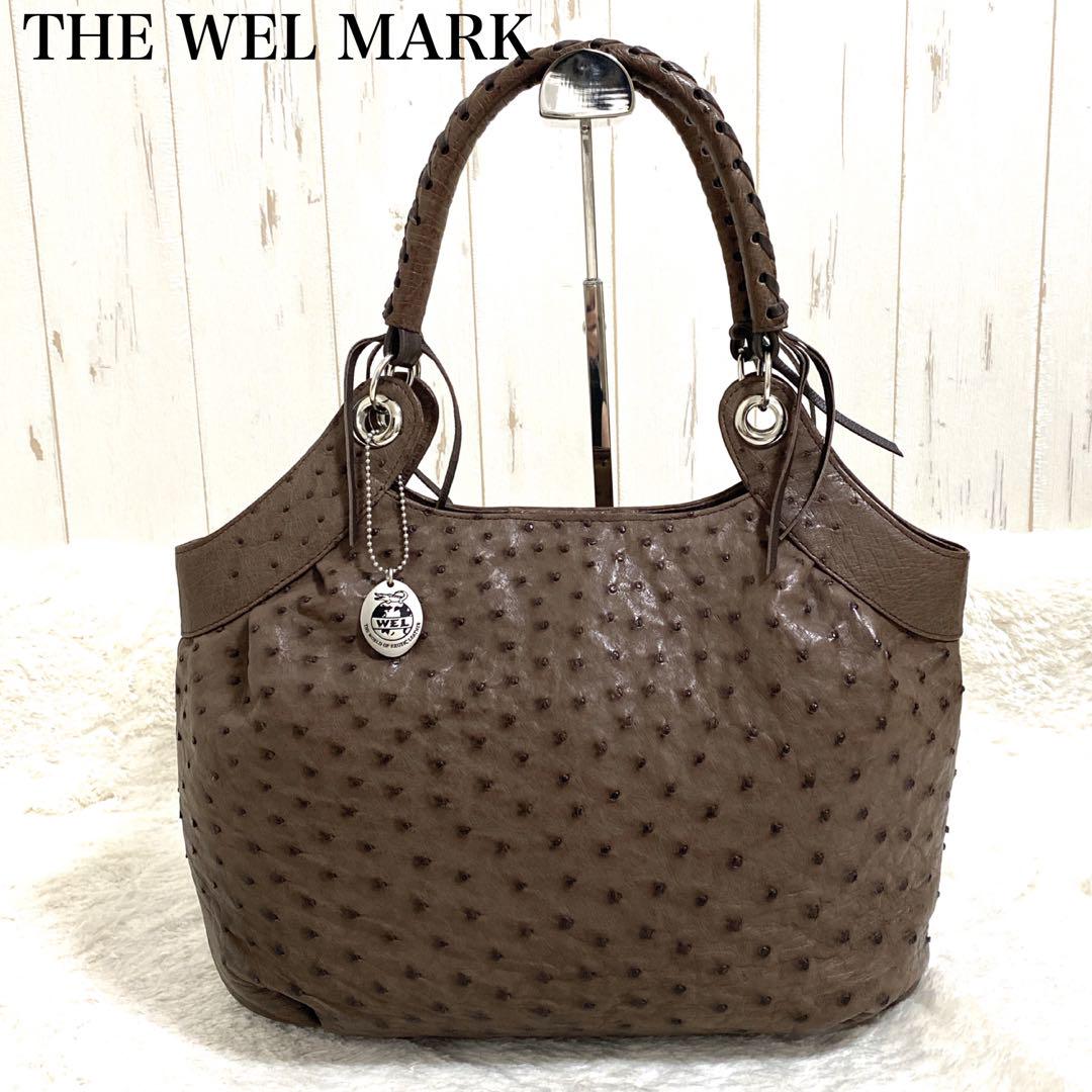 【超目玉枠】 MARK WEL THE オーストリッチ 茶系 肩かけ 日本製 トートバッグ バッグ