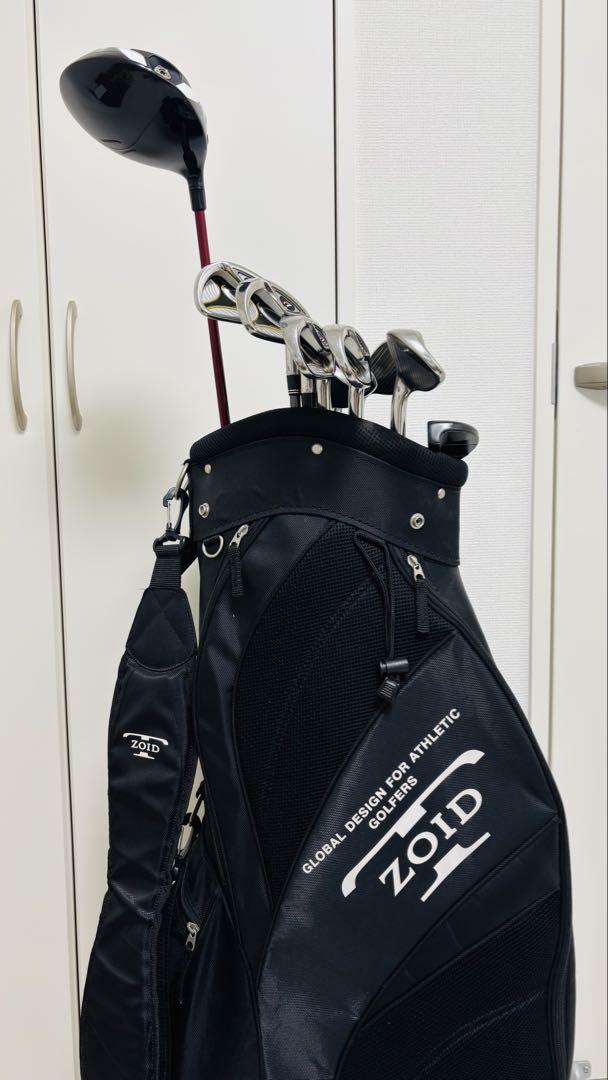 希少稀な ZOID ゴルフバッグ TaylorMade R9ドライバー R7アイアンセット ゴルフバッグ・キャディバッグ