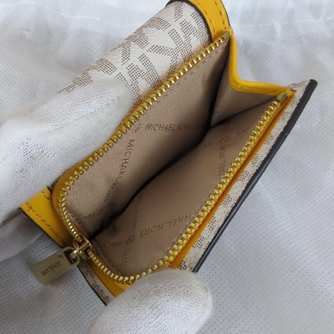 【新品 未使用級】MICHAEL KORS 三つ折り 財布 総柄 ロゴ