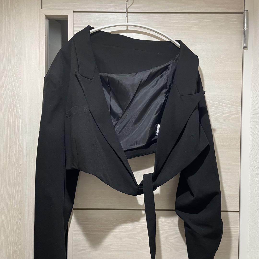MELT THE LADY highlight cropped jacket