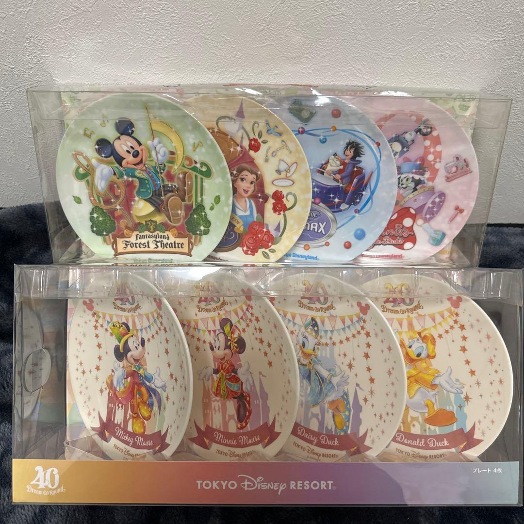 東京ディズニーリゾート40周年,NewDreamsMoreFunプレートセット