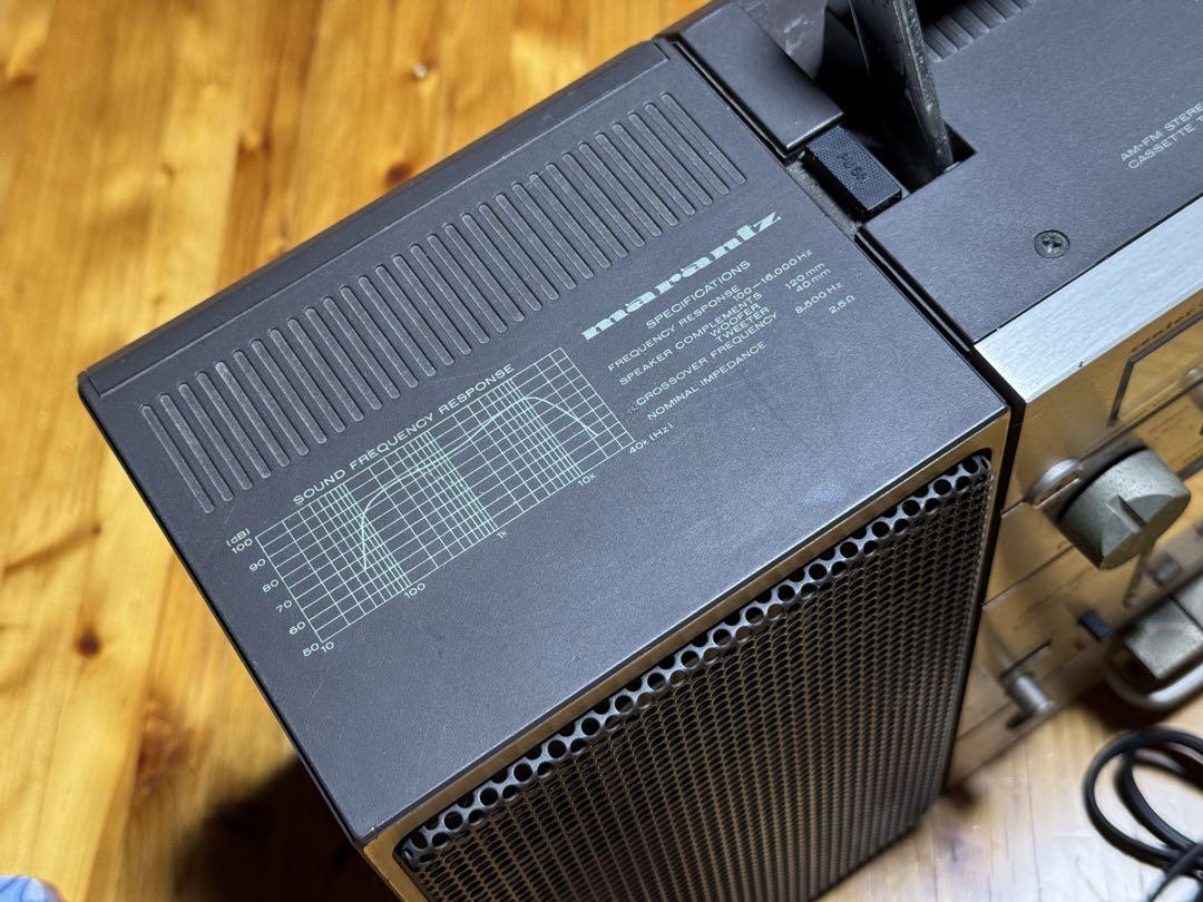 昭和 レトロ マランツ ラジカセ CRS-6800 ジャンク 80s 70s