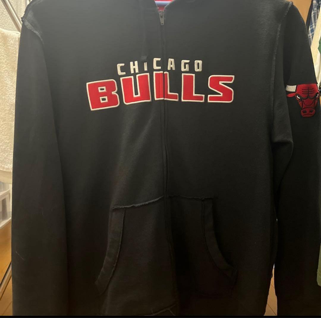 シカゴ ブルズ フルジップパーカー adidas製L adidas