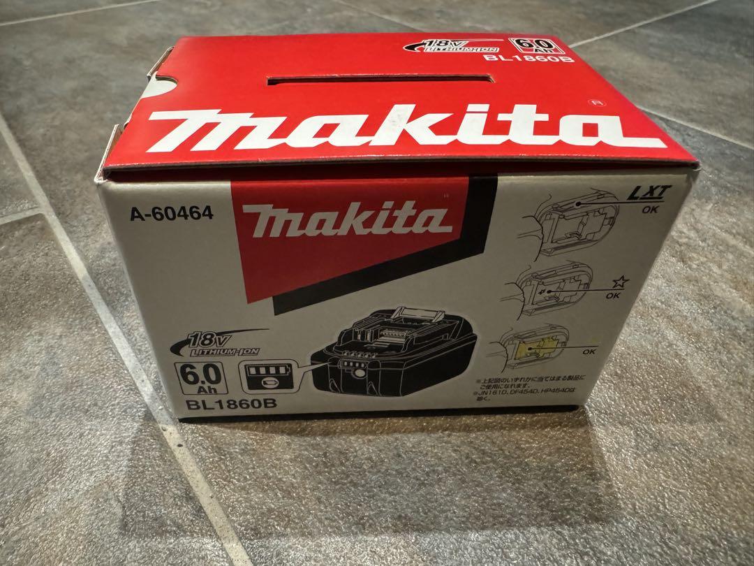 【新品未使用】マキタ バッテリー18v 6.0Ah