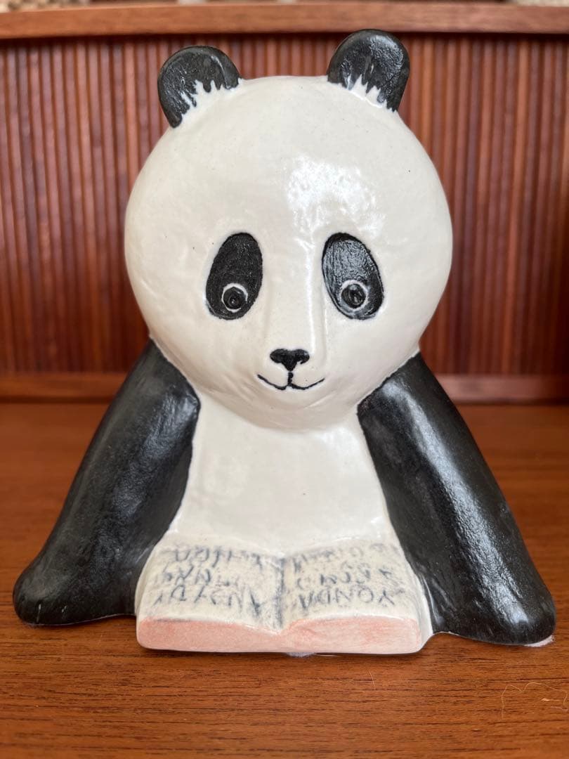 非売品　リサラーソン　パンダ　陶器　yonda? 箱有り