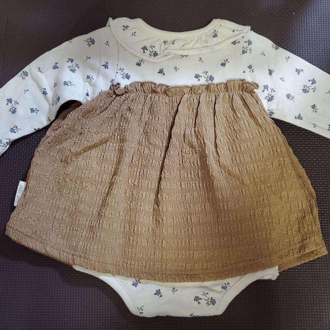First Closet ベビー服 80サイズ 花柄スカート付き ③ 画像2