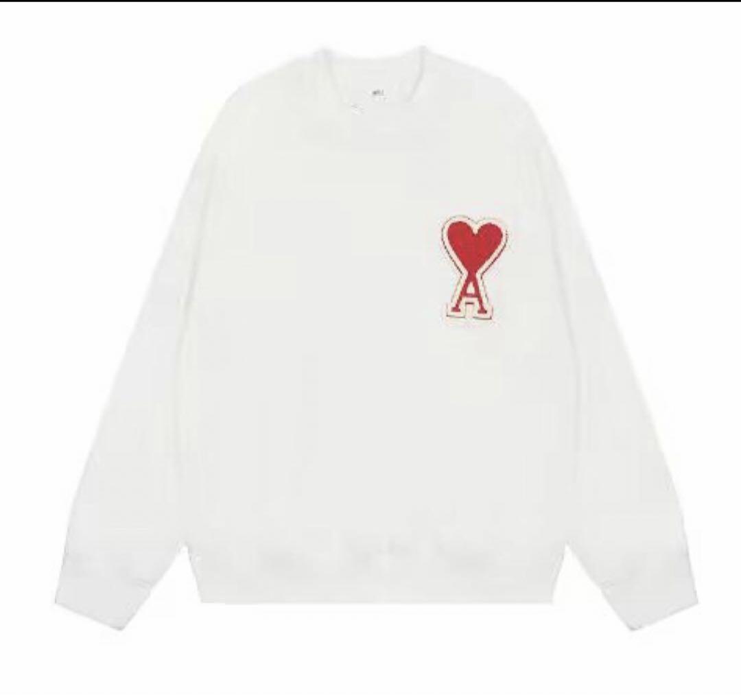 Amiparis アミパリス ニットセーター ホワイト 男女兼用 XL11