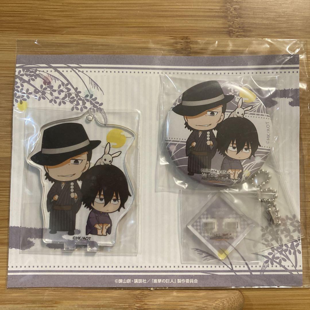 進撃の巨人 アクリルスタンド 缶バッジ 子供リヴァイ ケニー Anique Shop JAPAN
