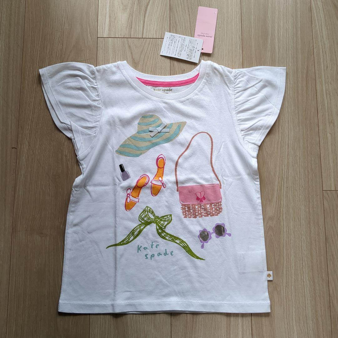 新品タグ付き　Kate Spade イラストTシャツ 140