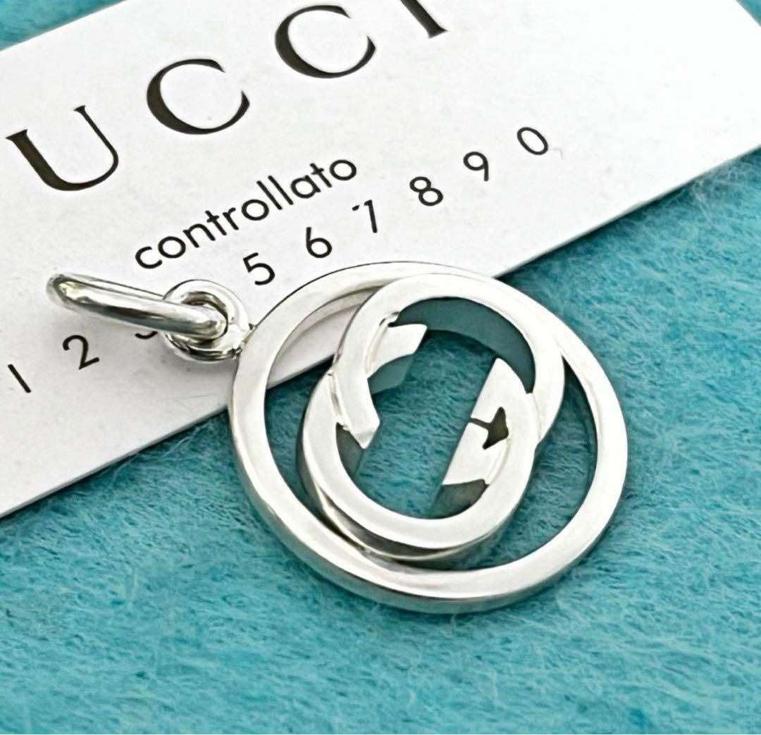 美品　GUCCI 丸型インターロッキングペンダント 美品 GUCCI 丸型インターロッキングペンダント - メルカリ