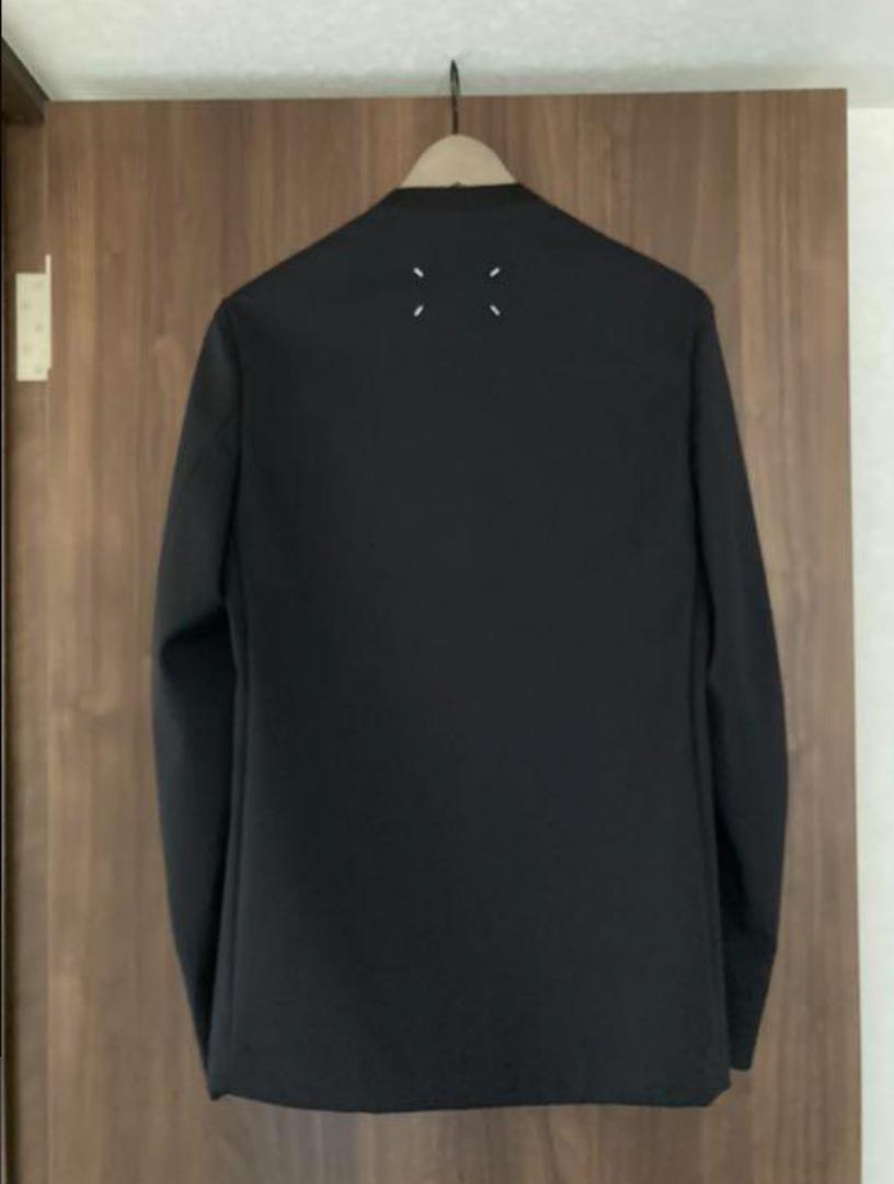 maison margiela マルジェラ ノーカラージャケット ストライプ