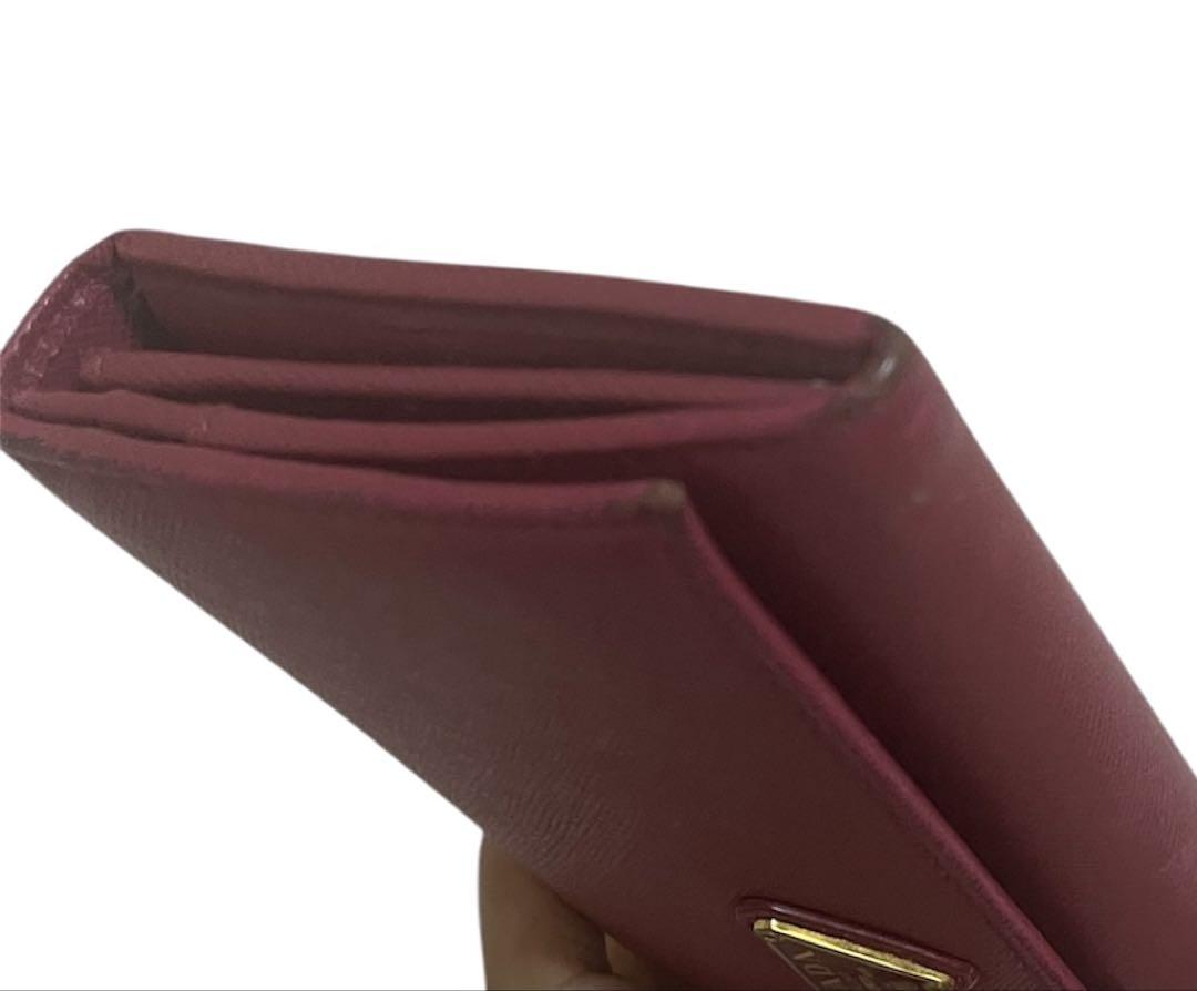 PRADA プラダ 長財布 サフィアーノレザー ピンク