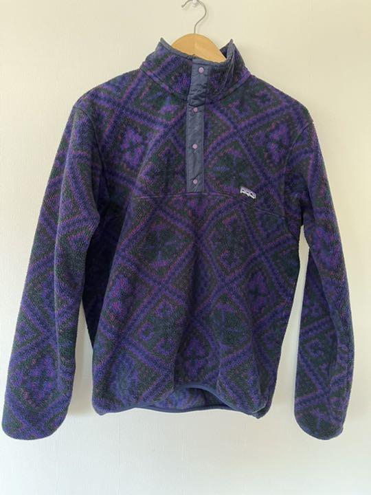 パタゴニア シンチラフリース 総柄 patagonia スナップT ヴィンテージ
