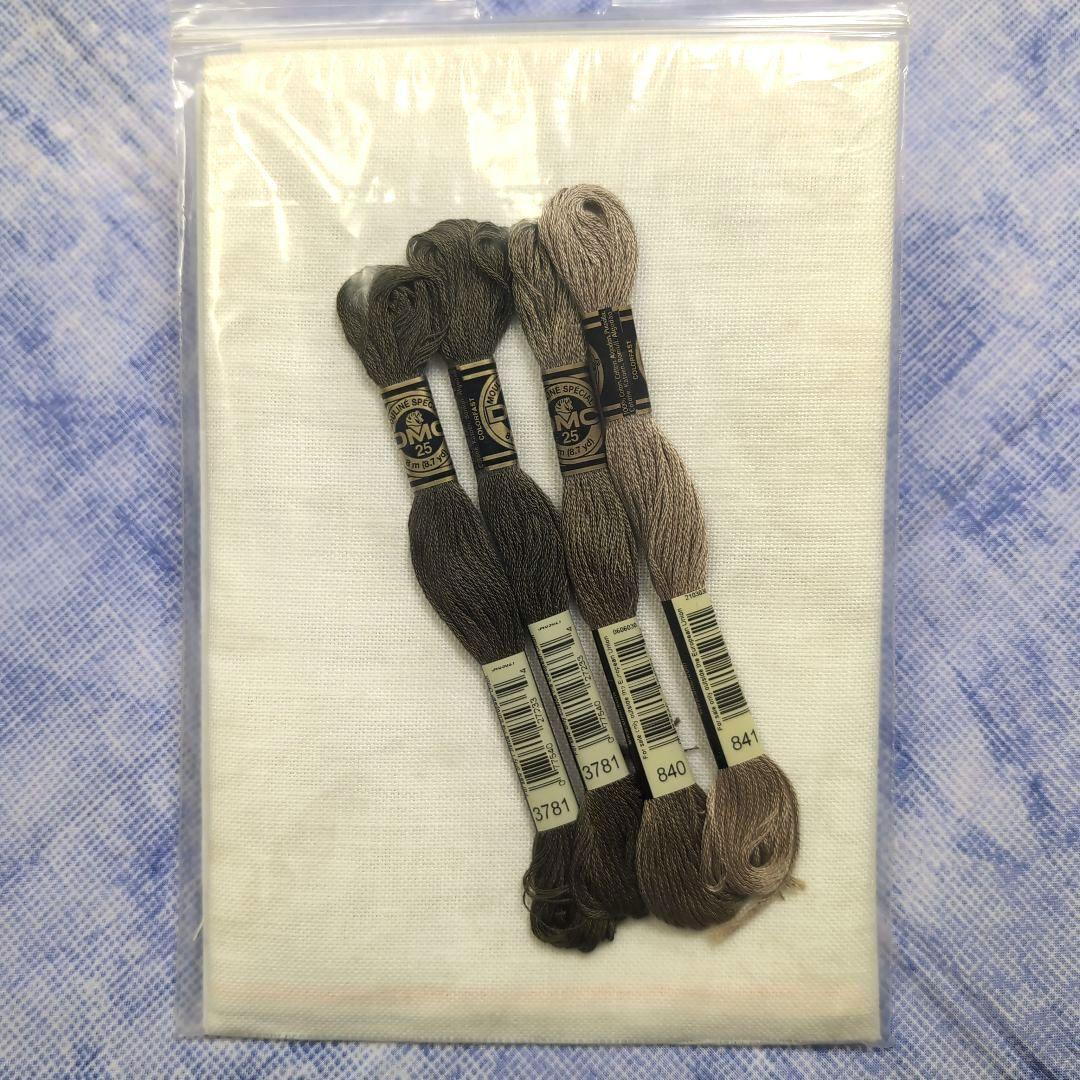 KENZO エッフェル塔刺繍 クロスステッチ Eiffel Quaker 図案・布・刺繍糸セット