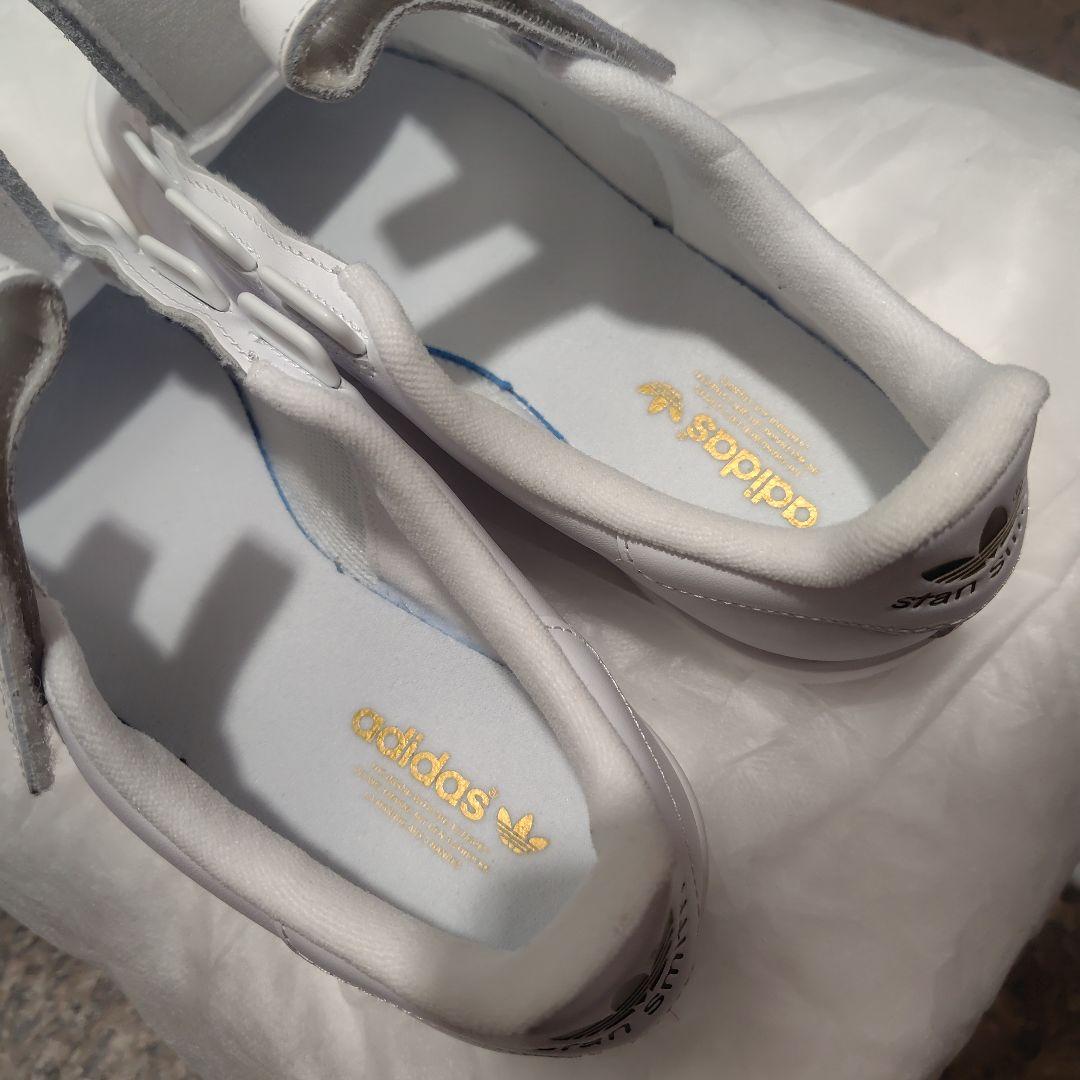 【極美品】adidas stansmith 天然皮革 ベルクロ 本革 廃盤モデル