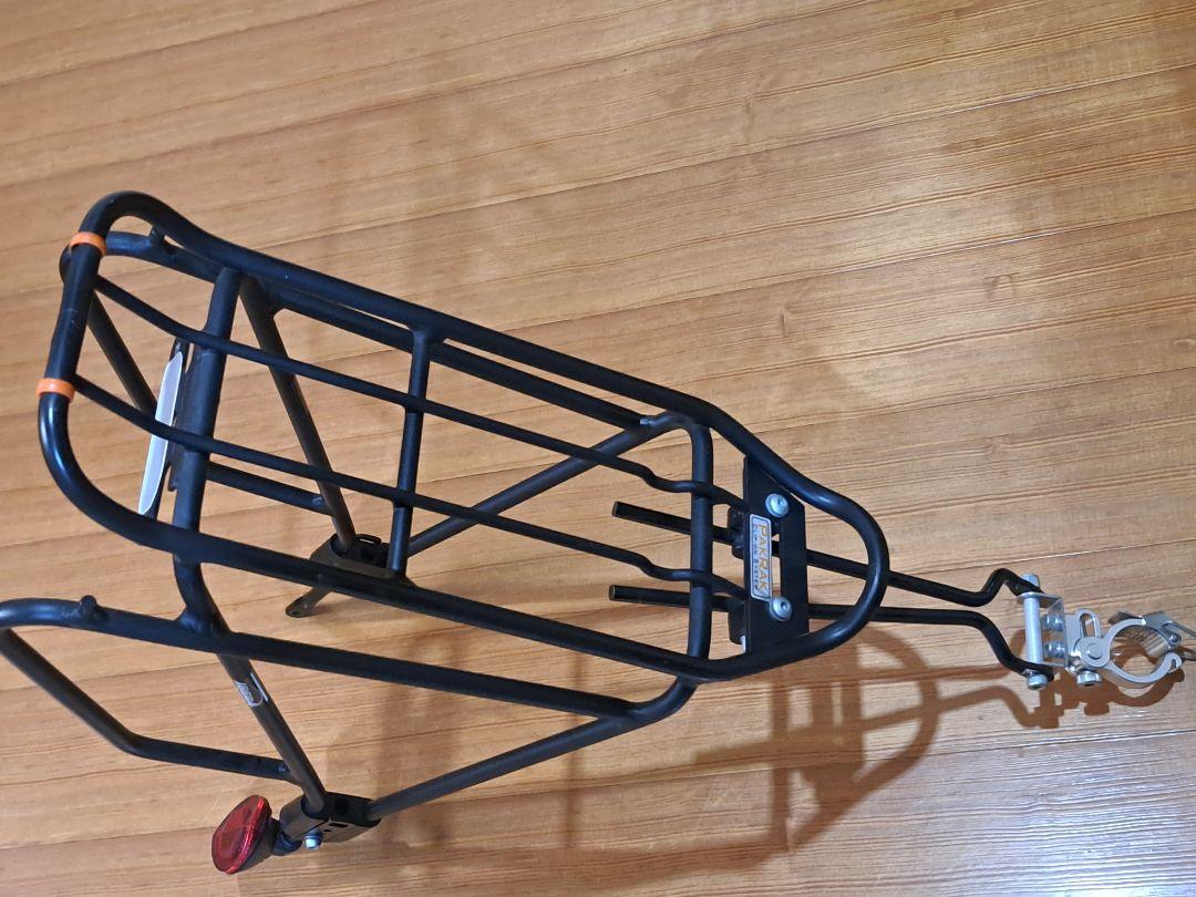 PARKTAK 自転車荷台 ブラック 標準サイズ　シートポストクランプ付き