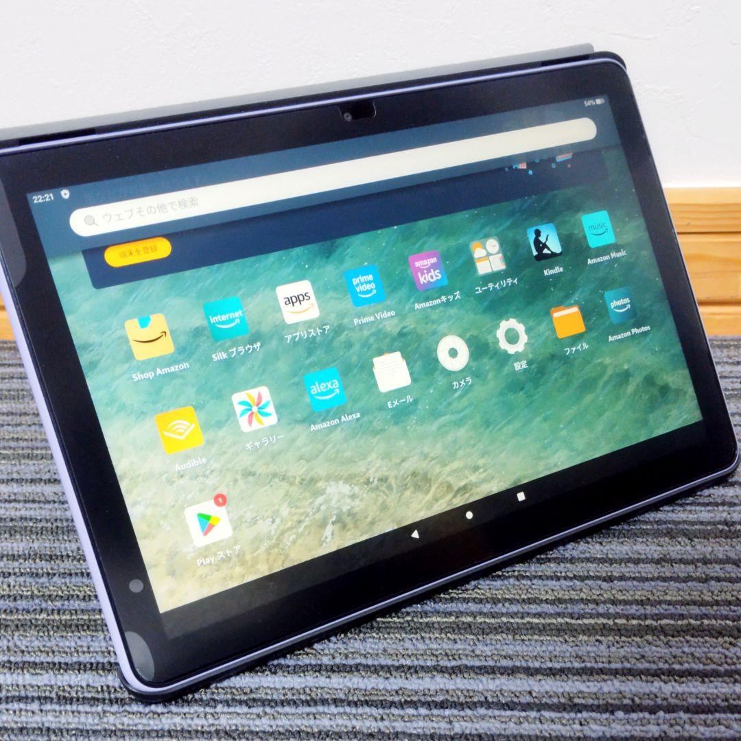 美品 Fire HD 10 パープル 最新第13世代 フィルム付 64GB