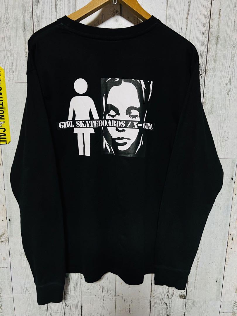 スケボーコンプリート ガール爆限定 XLARGE X-girl ロンＴ HUF