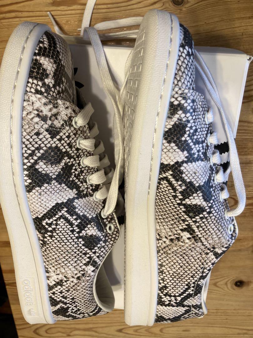 adidas x hyke 限定コラボ パイソン柄 スタンスミス 24.5cm