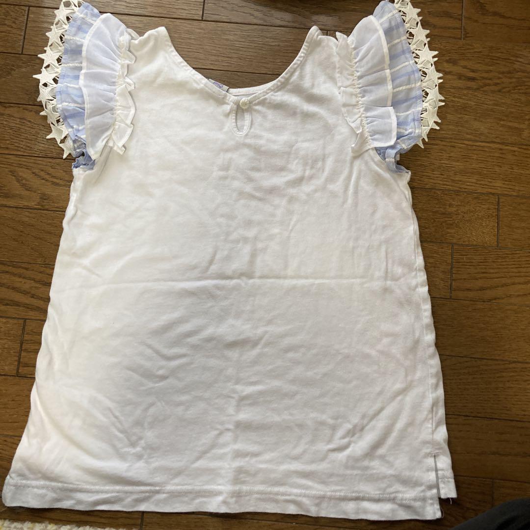 ANNA SUI MINI フリル袖 Tシャツ 140 - メルカリ