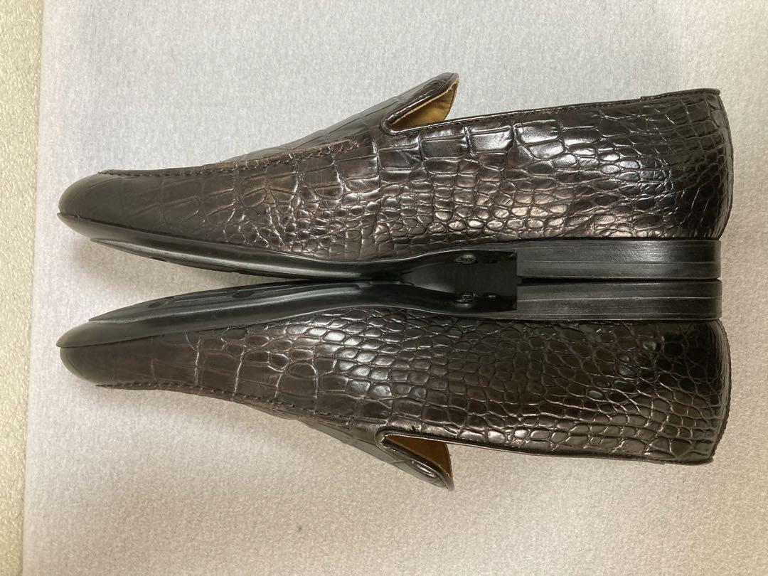 [新品.未使用]カンパニーレ 革靴スリッポン ダークブラウン26cm ❶❶❻