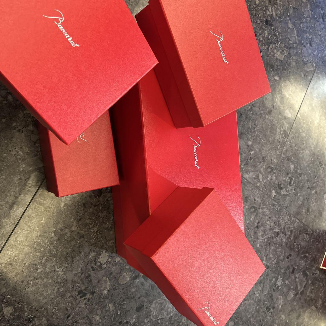 Baccarat ギフトボックス 複数セット 赤