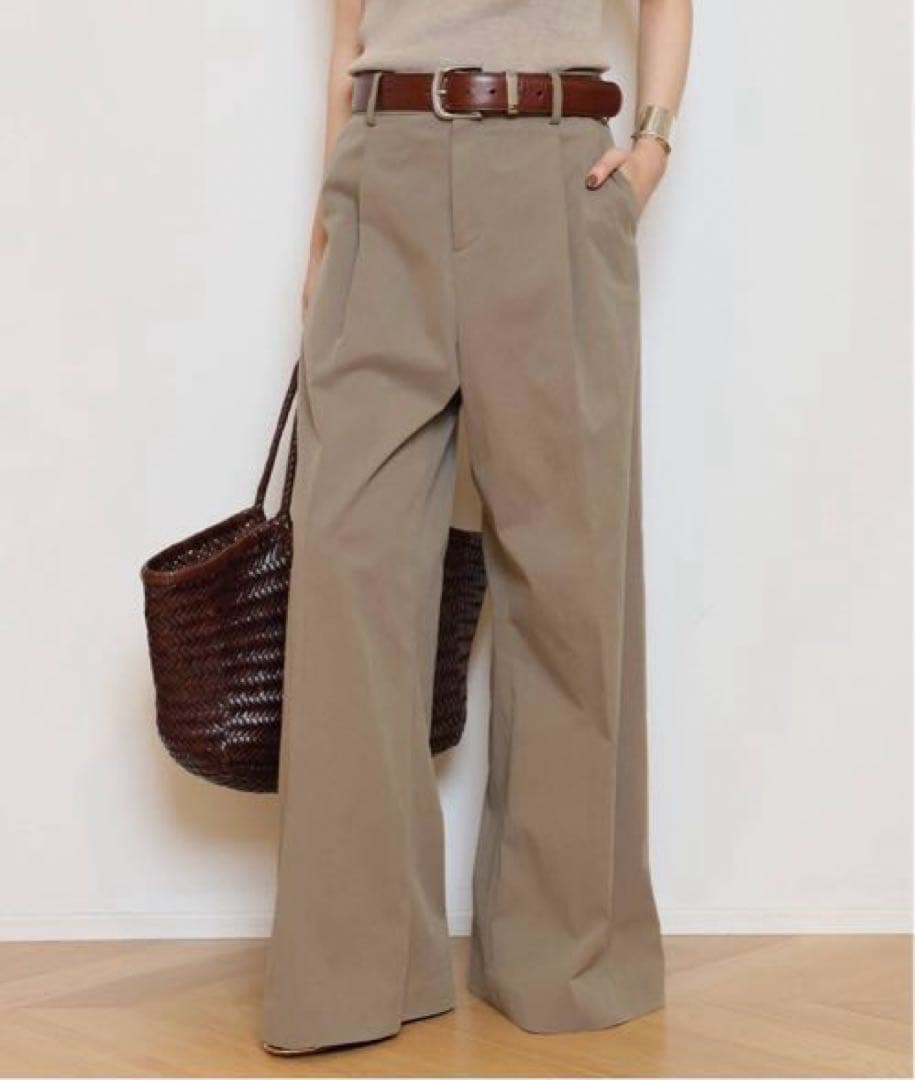 MUSE de Deuxieme Classe *Co/Ny Wide パンツ