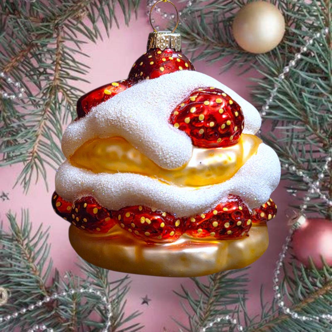 アスティエ ド ヴィラット Astier オーナメント 苺ショートケーキ新品、♥