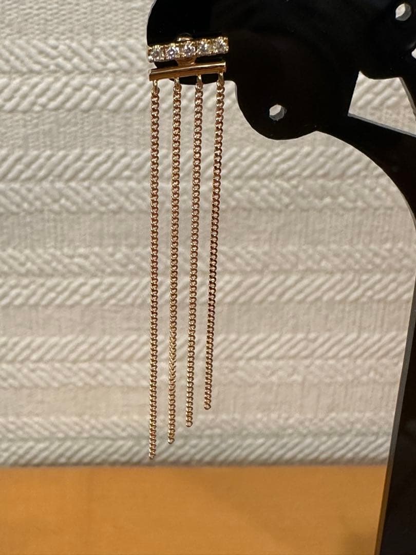 AHKAH シャンデリアチェーンピアス